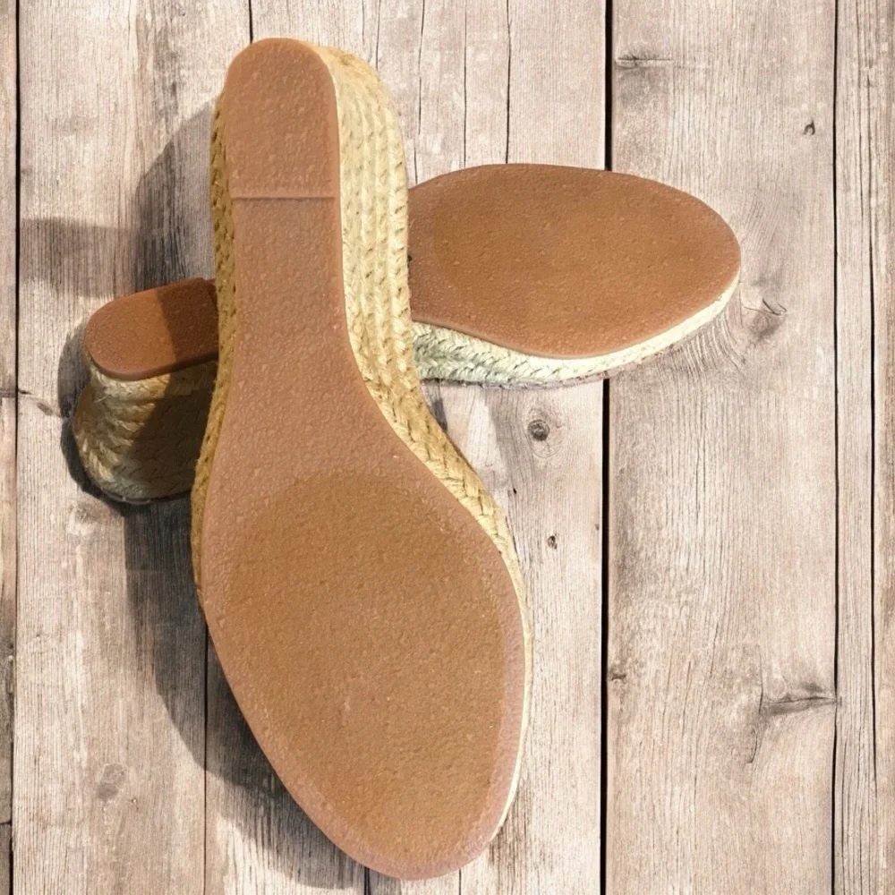 New without Tags‎ Soft Style HUSH PUPPIES Espadrille Wedges Sz 9.5M